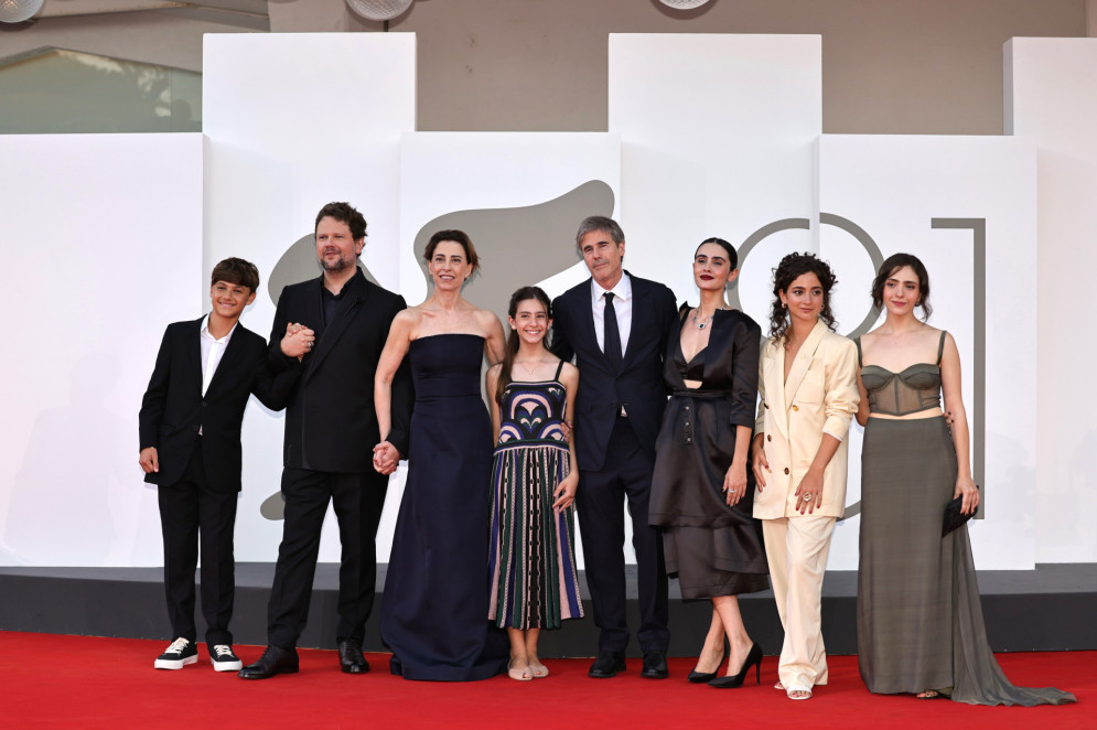 Elenco do filme Ainda Estou Aqui no Festival de Veneza(Foto: Fiorenzo de Luca )