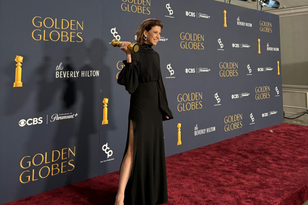 Fernanda Torres no Globo de Ouro (Foto: Divulgação)