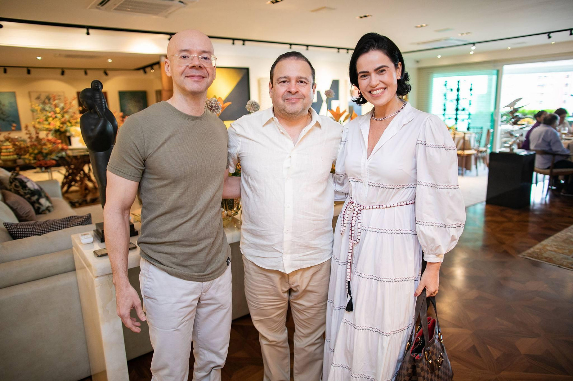 (Foto: QUINTAL FOTOGRAFIA/ ARQUIVO FAMILIAR )Ozias Lima, Igor Queiroz Barroso e Lícia Pontes