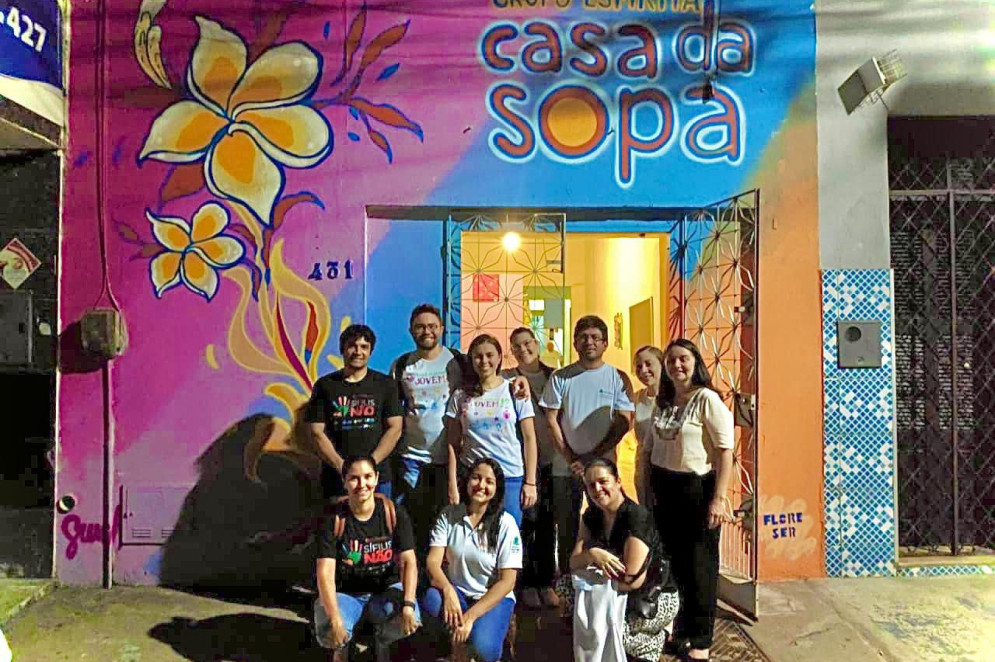 Ações do projeto "Sífilis Não" foram em conjunto com equipamentos de abrigo da população em situação de rua(Foto: Louanne Pereira/Sífilis Não)