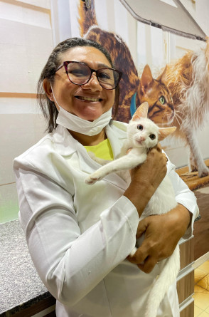  Eliane Cariri é médica veterinária(Foto: Arquivo Pessoal)