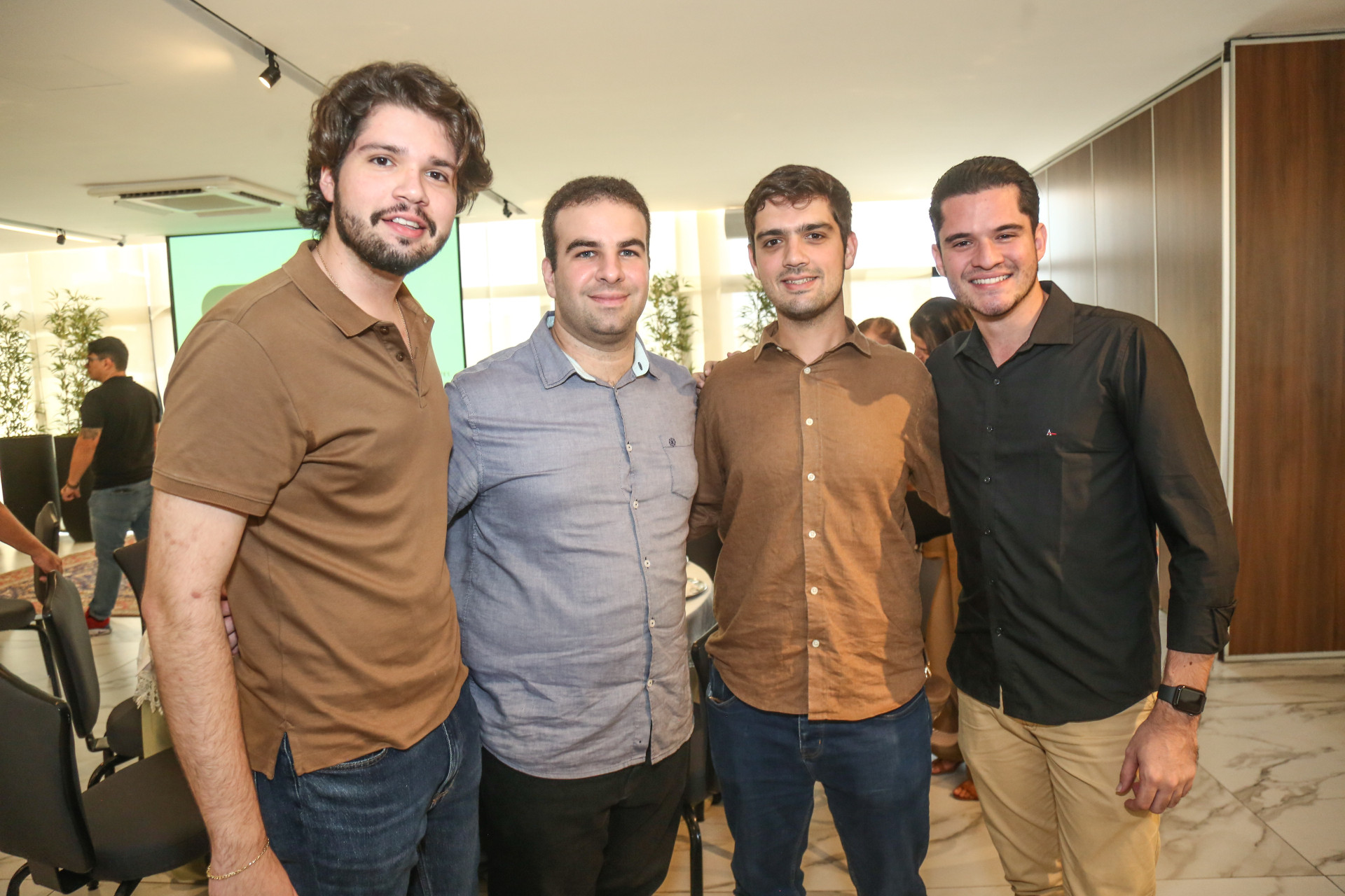 (Foto: JoaoFilho Tavares)David Leitao, Paulo, Germano Belchior e Lucas Braga 