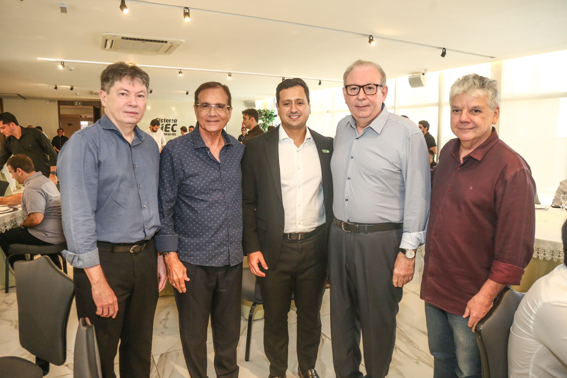 (Foto: JoaoFilho Tavares)Edgar Gadelha, Beto Studart, Lucas Melo, Ricardo Cavalcante e Chico Esteves 