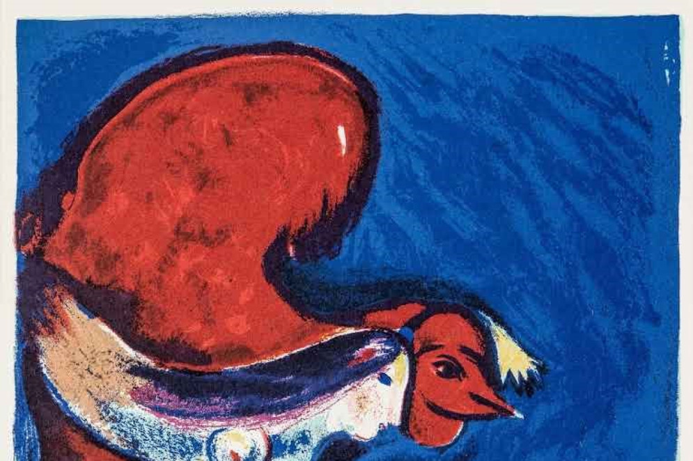 Chagall - La Femme Au Coq Rouge(Foto: Reprodução/Site/MutualArt)