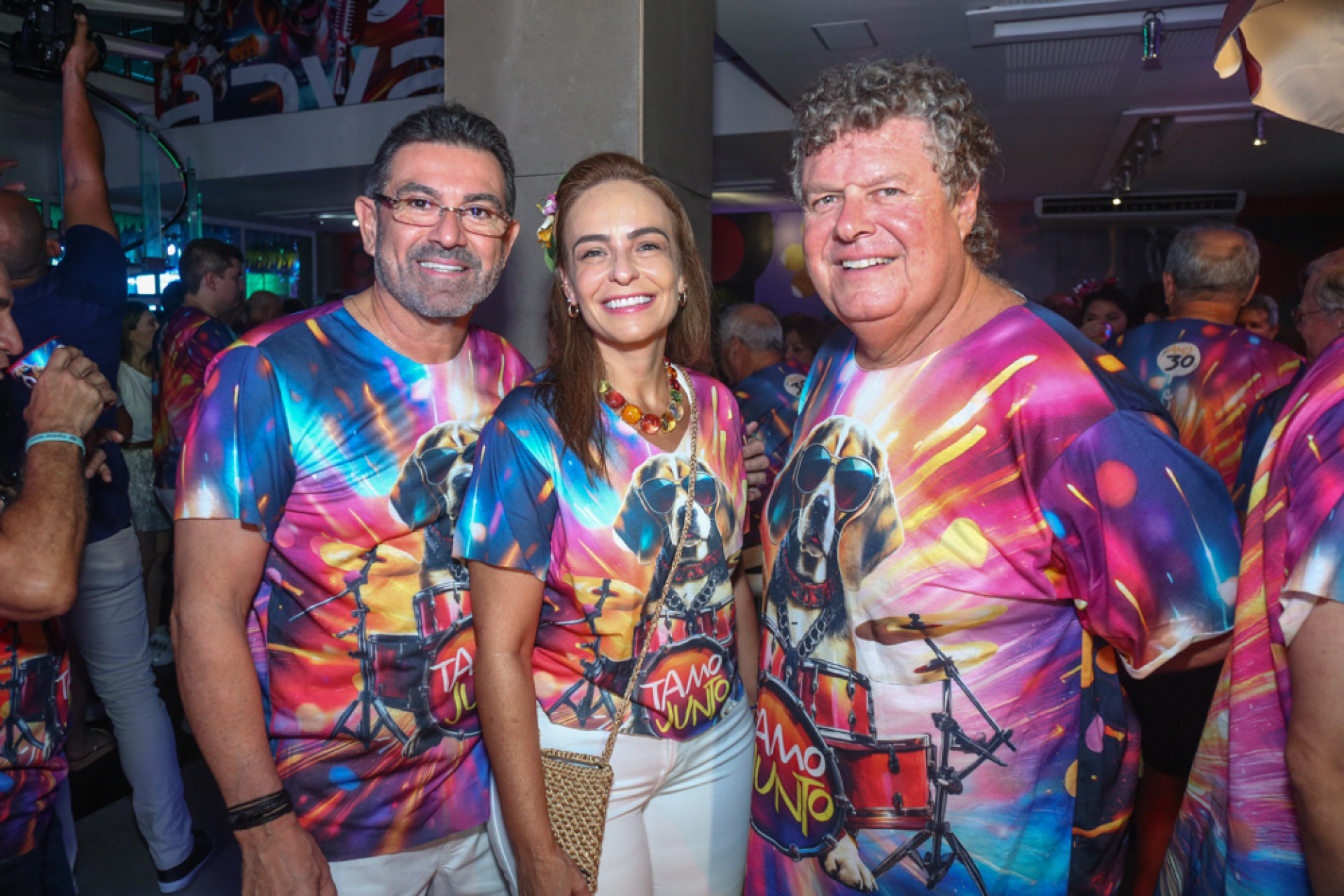 (Foto: JoaoFilho Tavares)Alexandre Pereira, Leiliane Vasconcelos e Evandro Colares