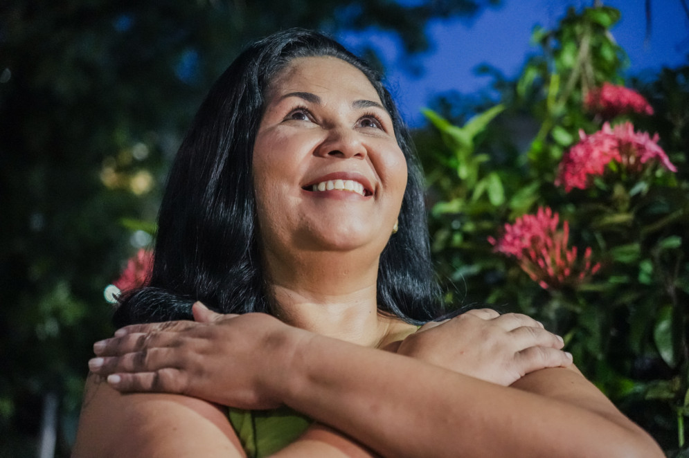 Lana Nunes é portadora de lúpus há quase uma década (Foto: FERNANDA BARROS)