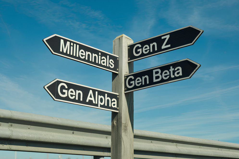 Millenials, Gen Z, Gen Alpha e Gen Beta: diferentes direções, abordagens, segmentos de mercado (Foto: AdobeStock / Imagem gerada por IA)