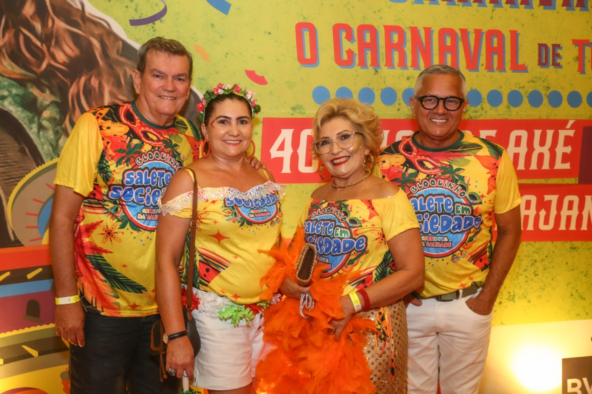 (Foto: JoaoFilho Tavares)Ione e Eduardo Silveira, Salete Araújo e Erivan Aguiar 