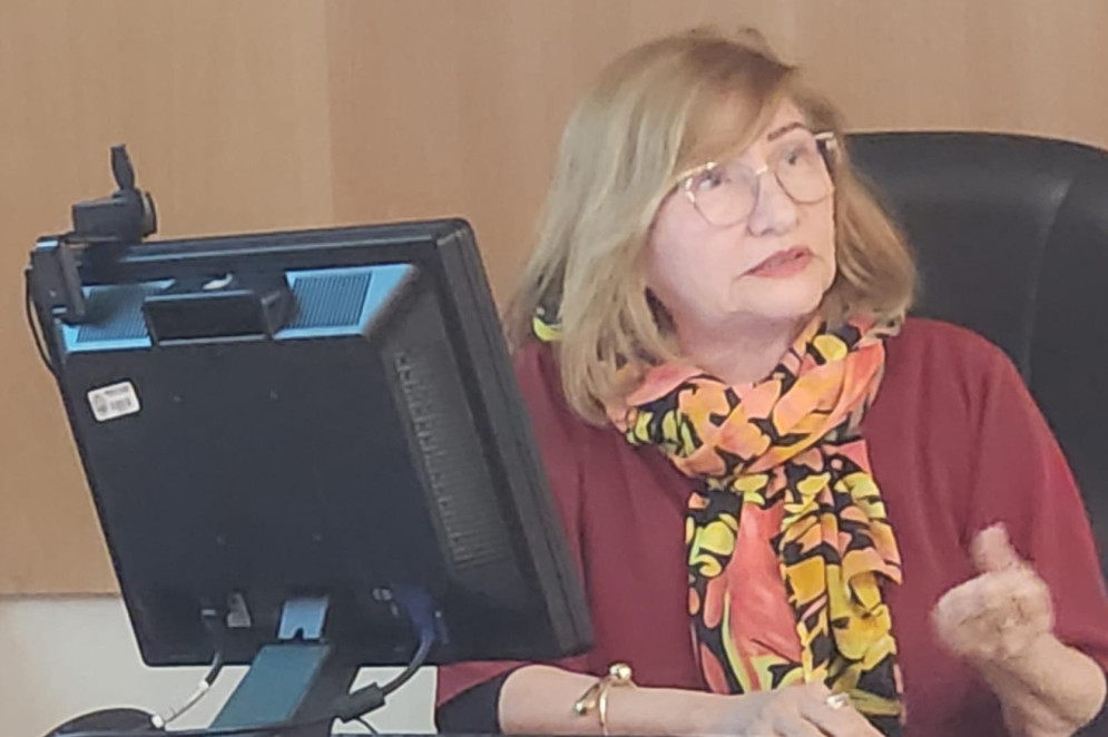 A professora Sandra Gadelha é docente da Universidade Estadual do Ceará (Uece) e atua na Faculdade de Filosofia Dom Aureliano Matos (Fafidam), em Limoeiro do Norte. Ela desenvolve projeto de extensão e pesquisas sobre agrotóxicos nesse território desde 2014(Foto: Sandra Gadelha/Acervo pessoal)