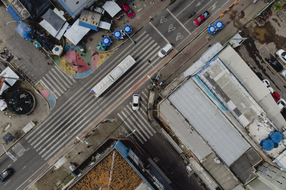 Diminuir a largura das vias é uma das estratégias de redução de óbitos no trânsito(Foto: Aurelio Alves)