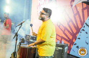 Tiago Porto, professor e percussionista do Luxo da Aldeia