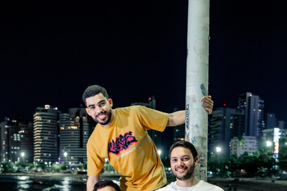 ￼JOÃO Andrey (à esquerda), Thiago Fernandes e Roberto Daniel (à direita) (Foto: Fco Fontenele)