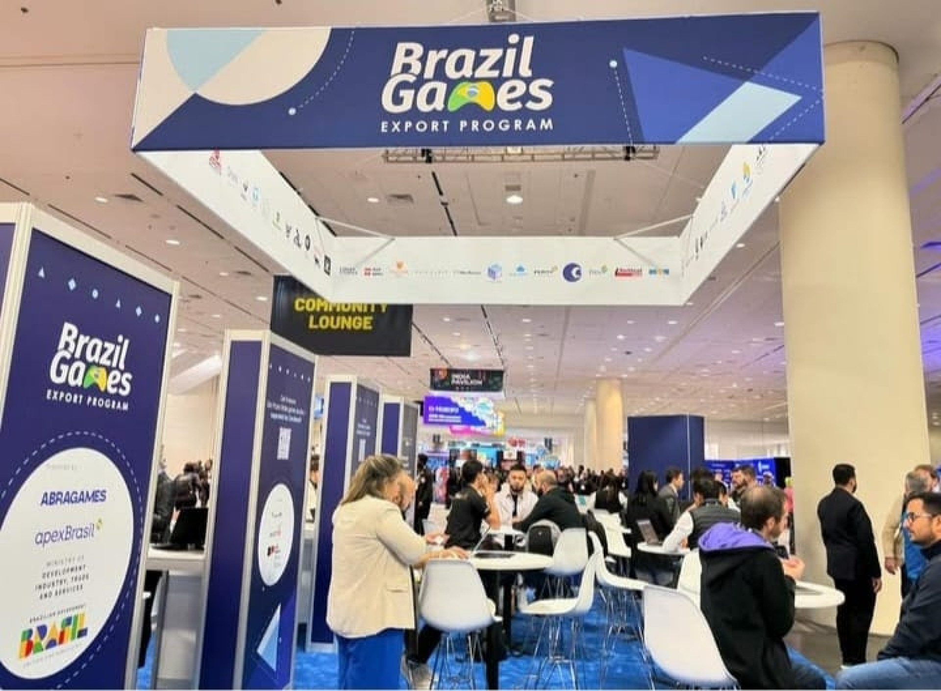 Com expectativa de gerar US$ 45 milhões em negócios, delegação nacional participará ainda com a exibição de quatro jogos brasileiros no estande do Brazil Games (Foto: Abragames)