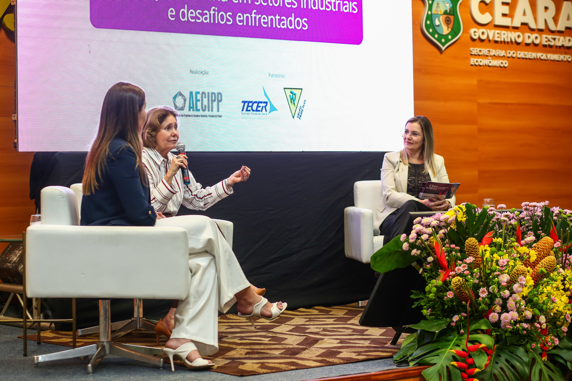 (Foto: JoaoFilho Tavares)Brigida Miolo, Ludmila Campos e Gisele Sentren 