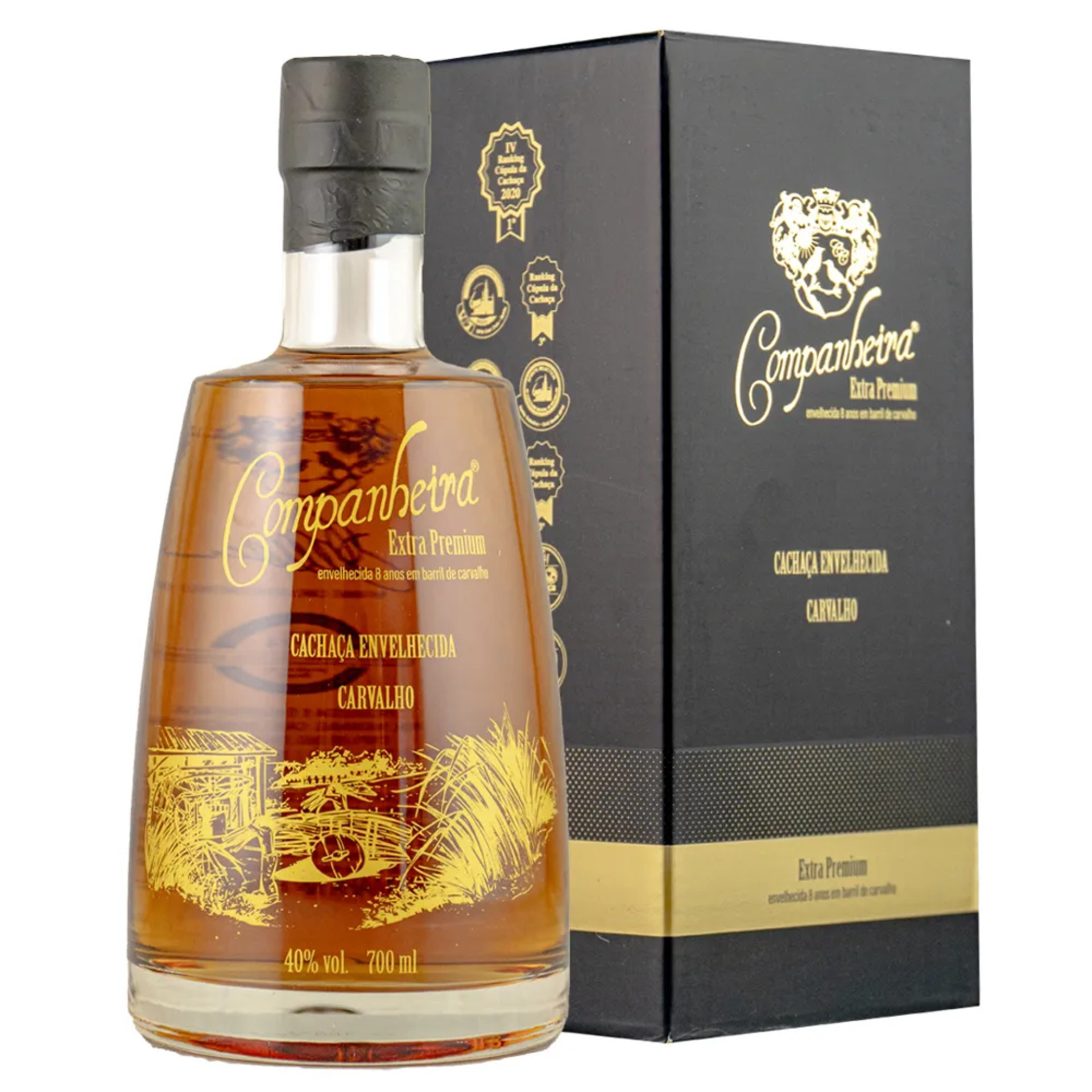 Cachaça Companheira Extra Premium Carvalho  (Foto: divulgação)