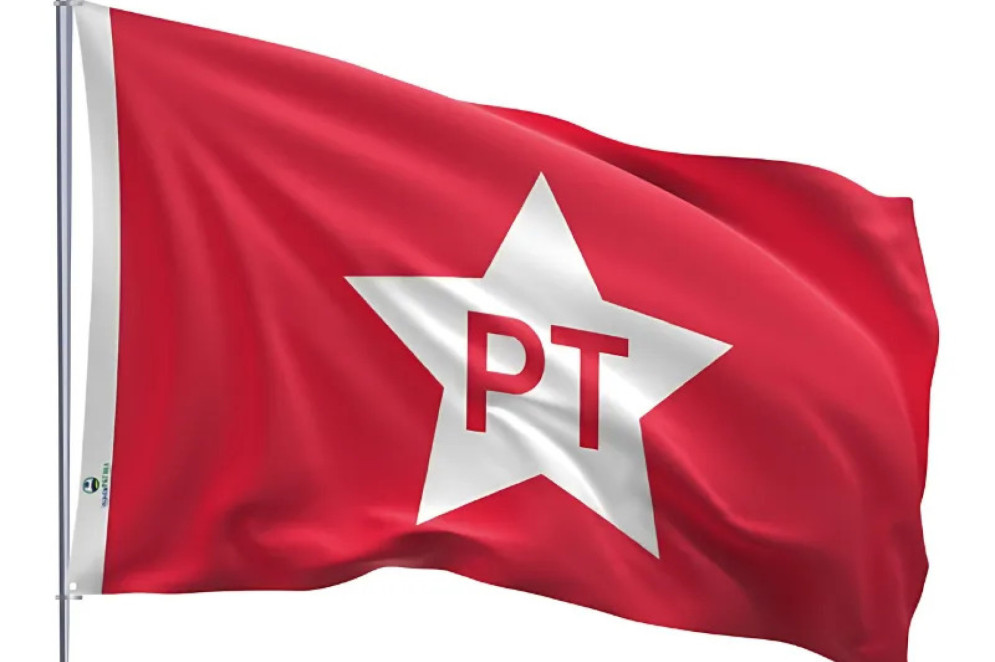 Bandeira do Partido dos Trabalhadores (PT)(Foto: Reprodução Partido dos Trabalhadores)