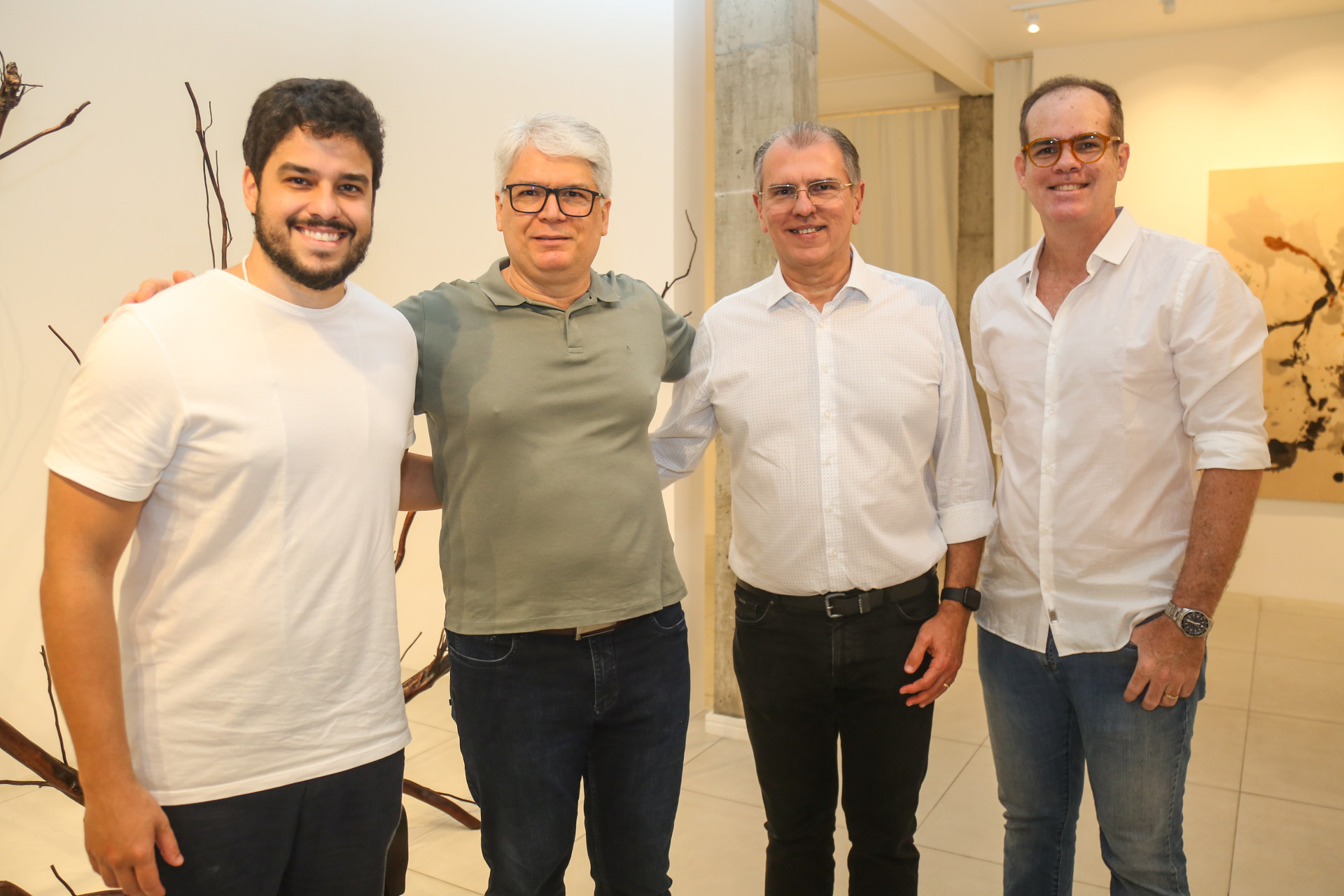 (Foto: JoaoFilho Tavares)Cadeh Juacaba, Leonardo leal, Randal Pompeu e Célio Gurgel