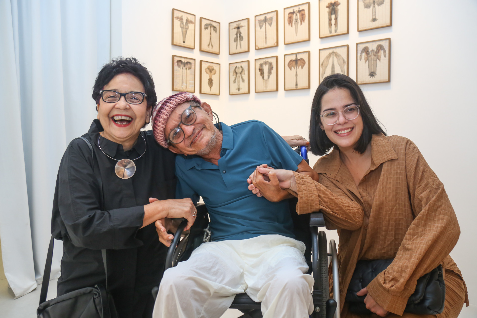 (Foto: JoaoFilho Tavares)Dodora Guimarães, Francisco de Almeida e Natália Teixeira 
