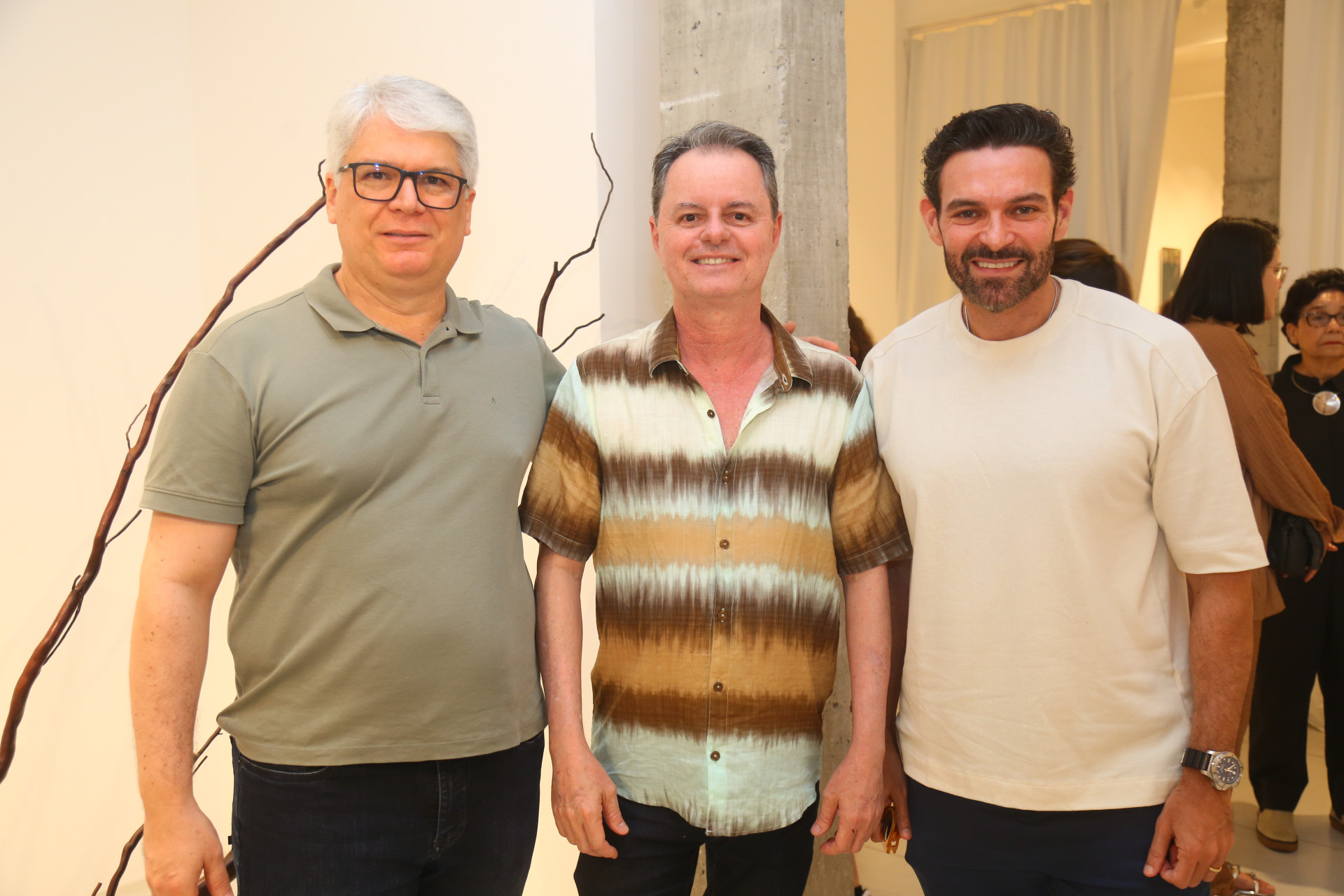 (Foto: João Filho Tavares
)Leonardo Leal, Jose Rufino e Clovis Holanda