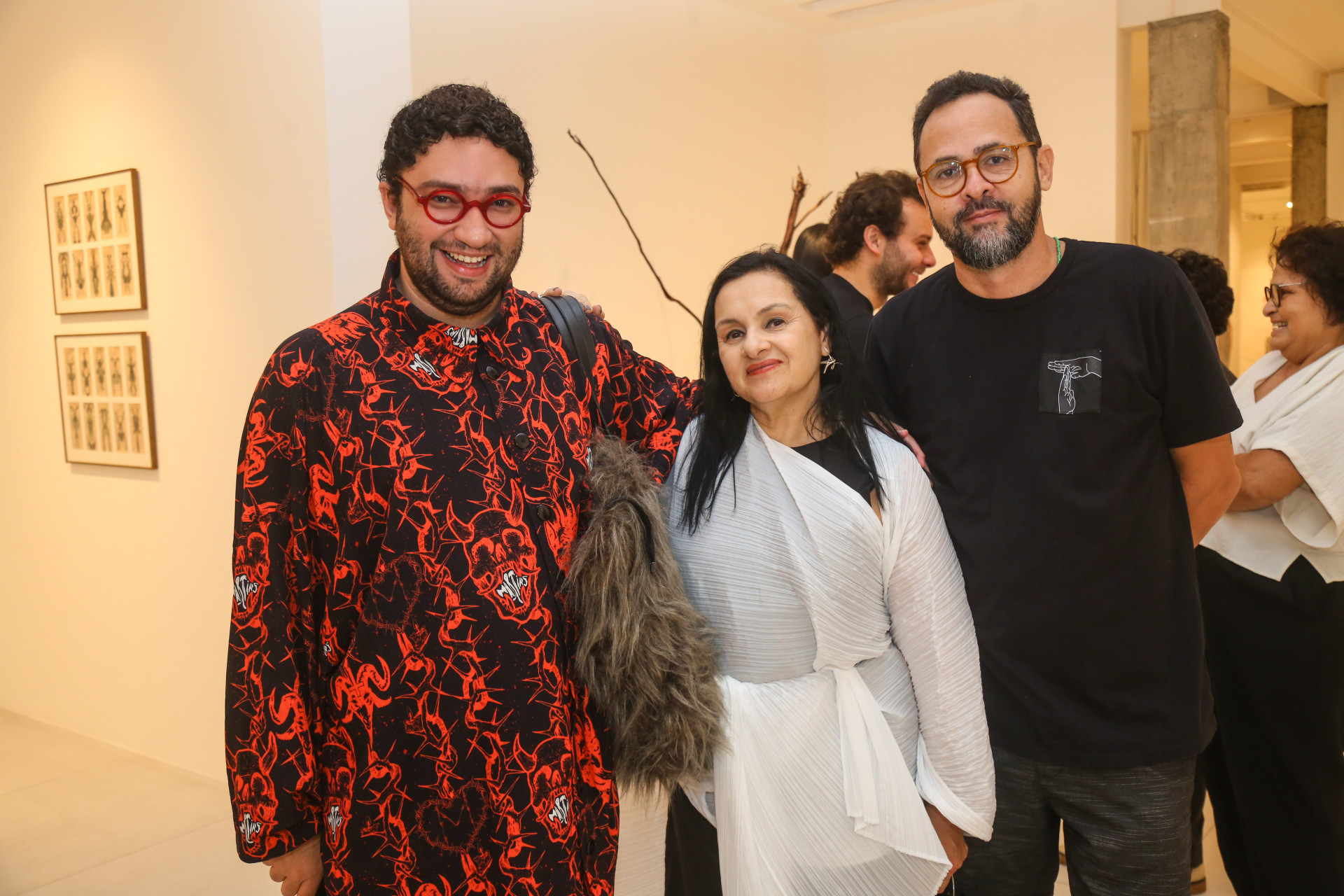 (Foto: JoaoFilho Tavares)Lucas Dilacerda, Tereza de Arruda e Marcos Ribeiro 