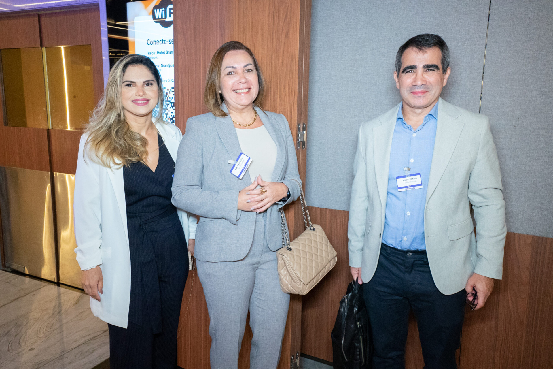 (Foto: JOÃO FILHO TAVARES)Marcela Sousa, Eveline Portela e Sérgio Mendes