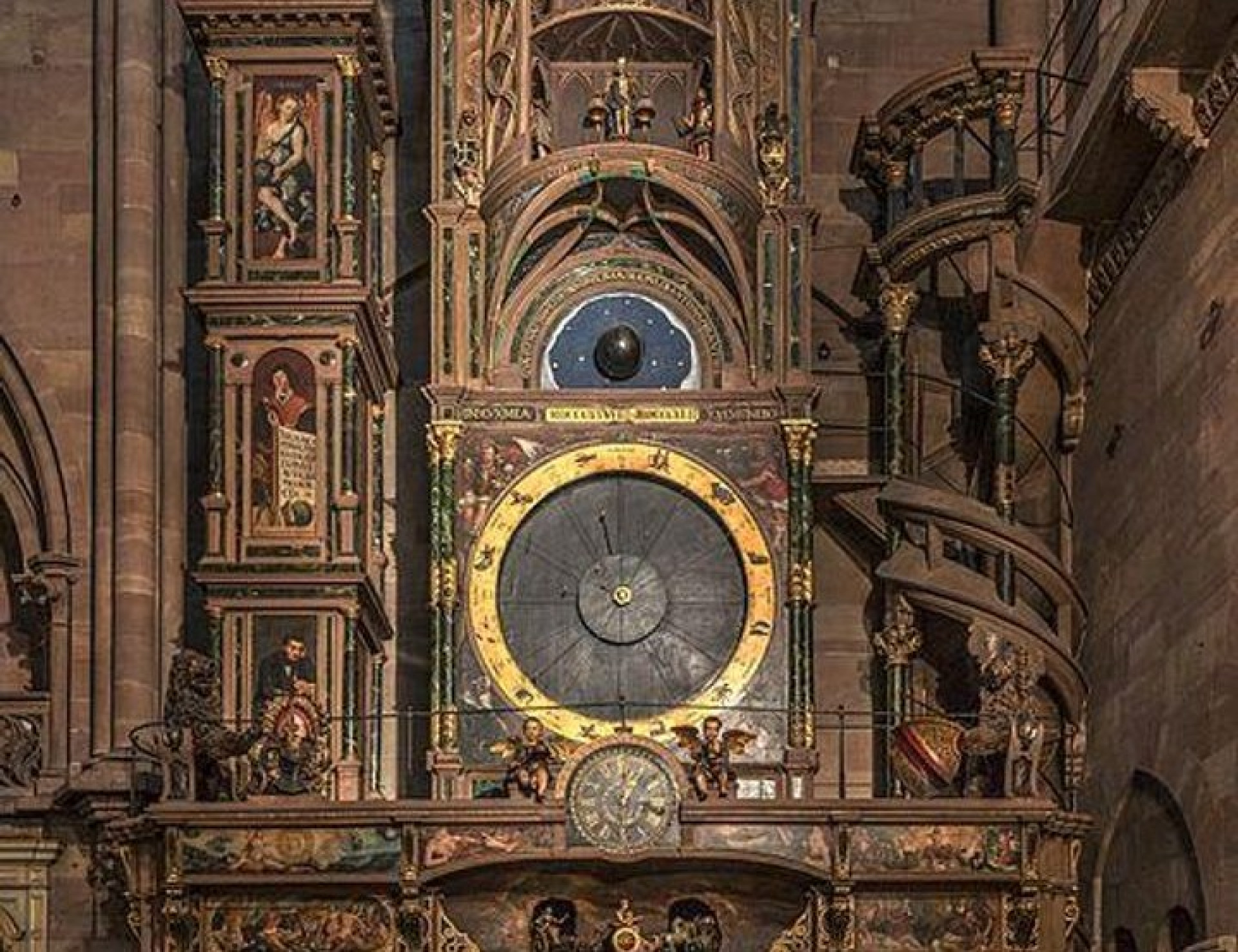 Relógio da catedral de Strasbourg
 (Foto: Divulgação/loquis.com)