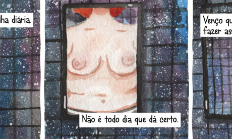 mulher listrada