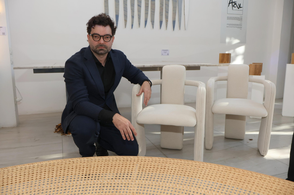 Designer Rodrigo Laureano em Milão(Foto: Divulgação )