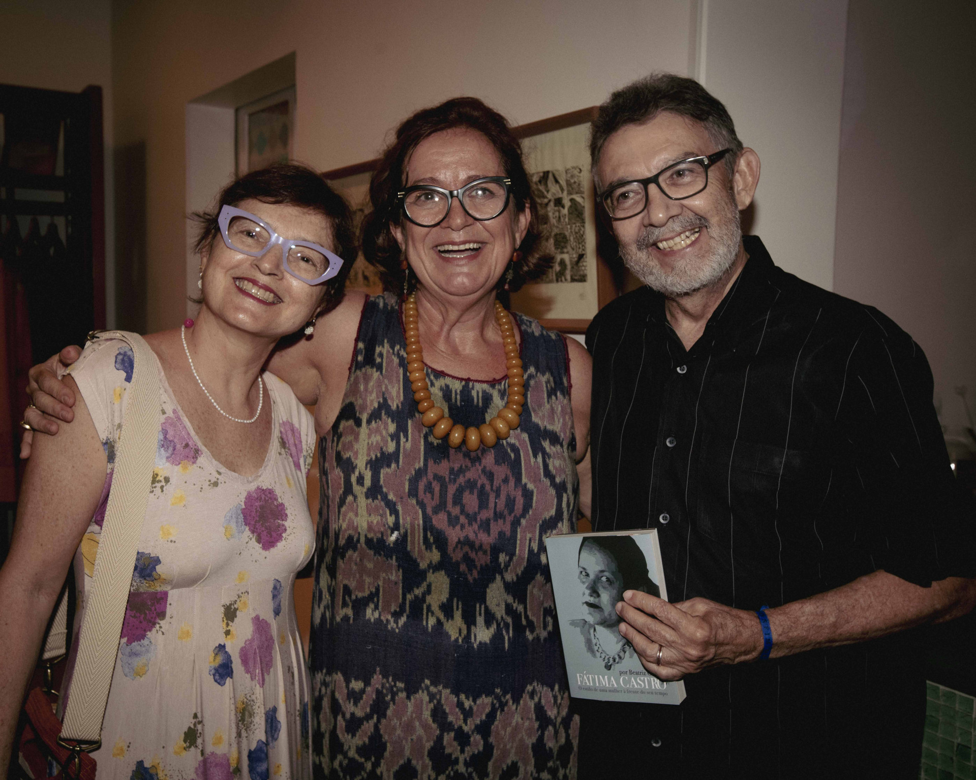 (Foto: NICOLAS GONDIM)Ana Marcia Diógenes, Beatriz Castro e Miguel Macêdo 