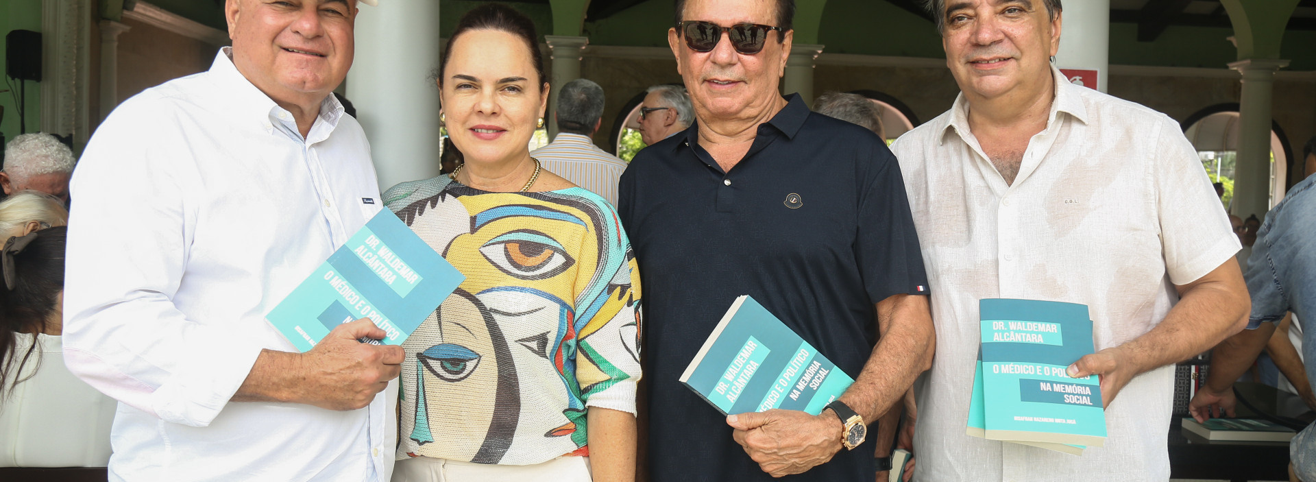 (Foto: JoaoFilho Tavares)Luciano e Denise Cavalcante, Gaudêncio e Carlos Gualter Lucena