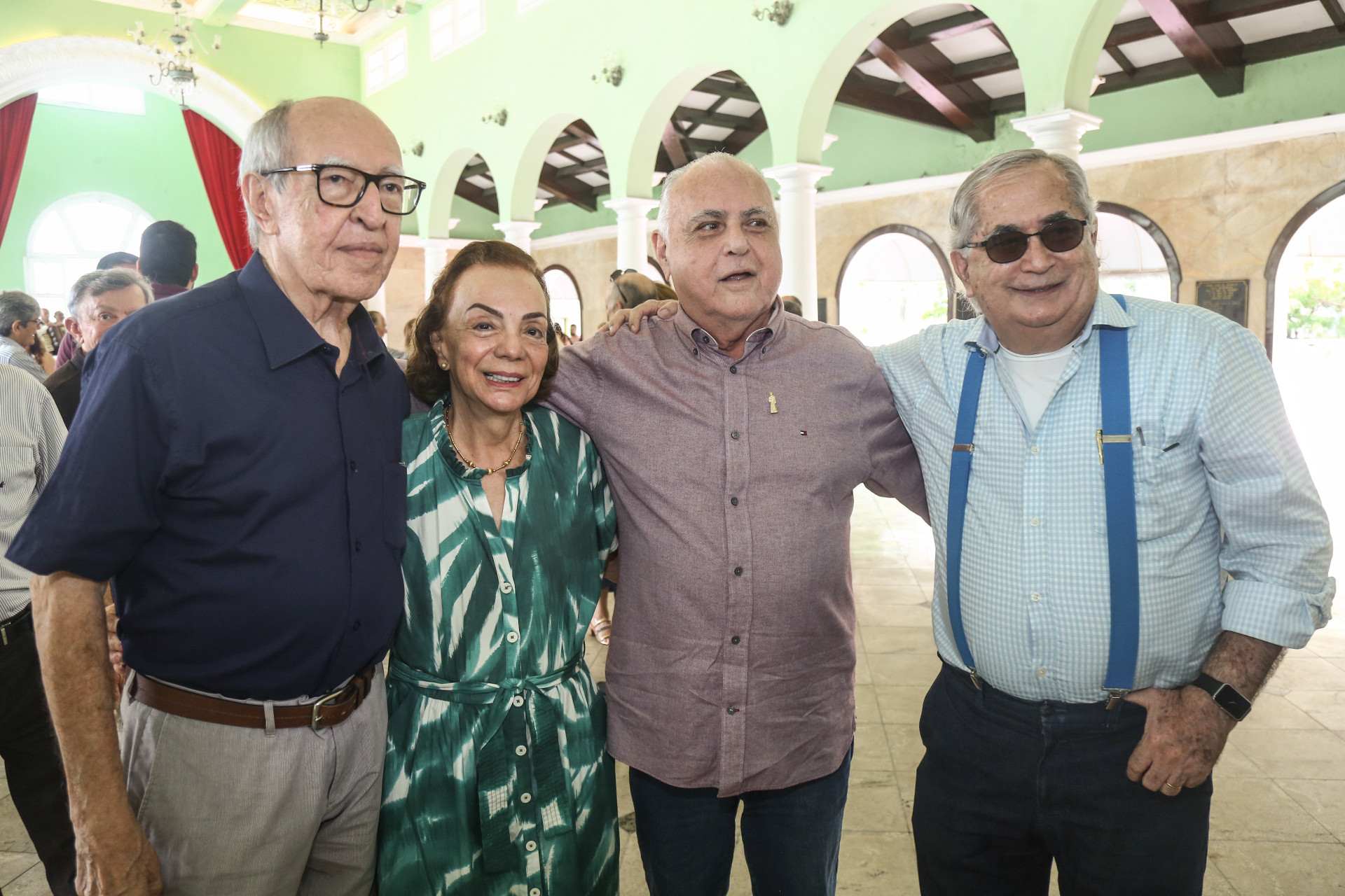 (Foto: JoaoFilho Tavares)Lucio e Beatriz Alcântara, Roberto Pessoa e Boaventura Bonfim