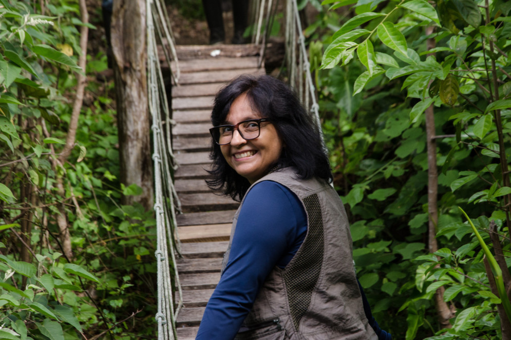 A jornalista Maristela Crispim, idealizadora e editora-chefe da agência de conteúdo Eco Nordeste, é professora no curso de Jornalismo da Universidade de Fortaleza (Unifor)(Foto: Maristela Crispim/Acervo pessoal)