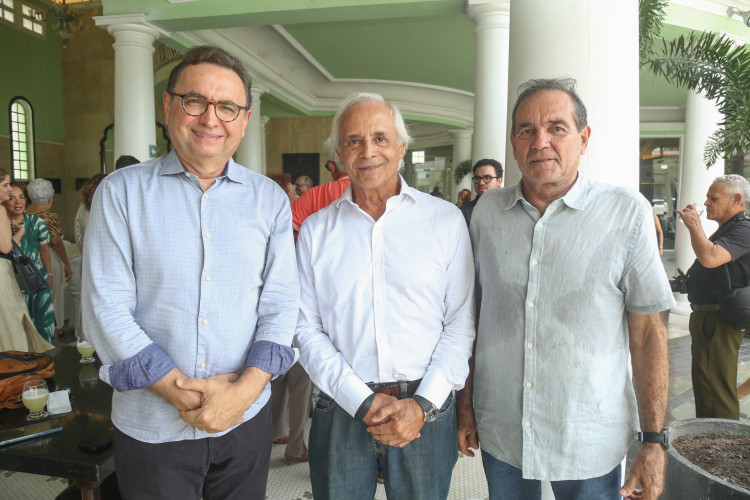 João Macedo, João Antônio  e Barroso Lima(Foto: João Filho Tavares)