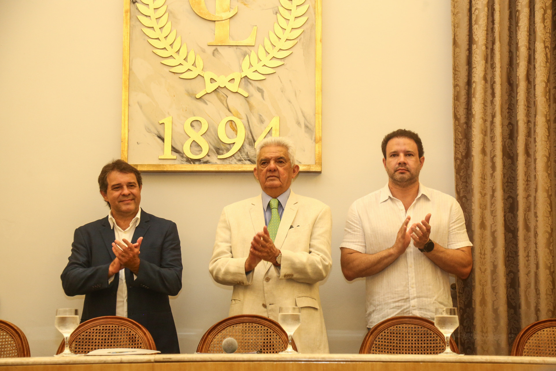 (Foto: JoaoFilho Tavares)Evandro Leitão, Tales de Sá Cavalcante e Leo Couto