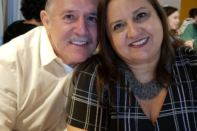 Mônica e Hélvio Feitosa(Foto: Reprodução/Magda Pinheiro)