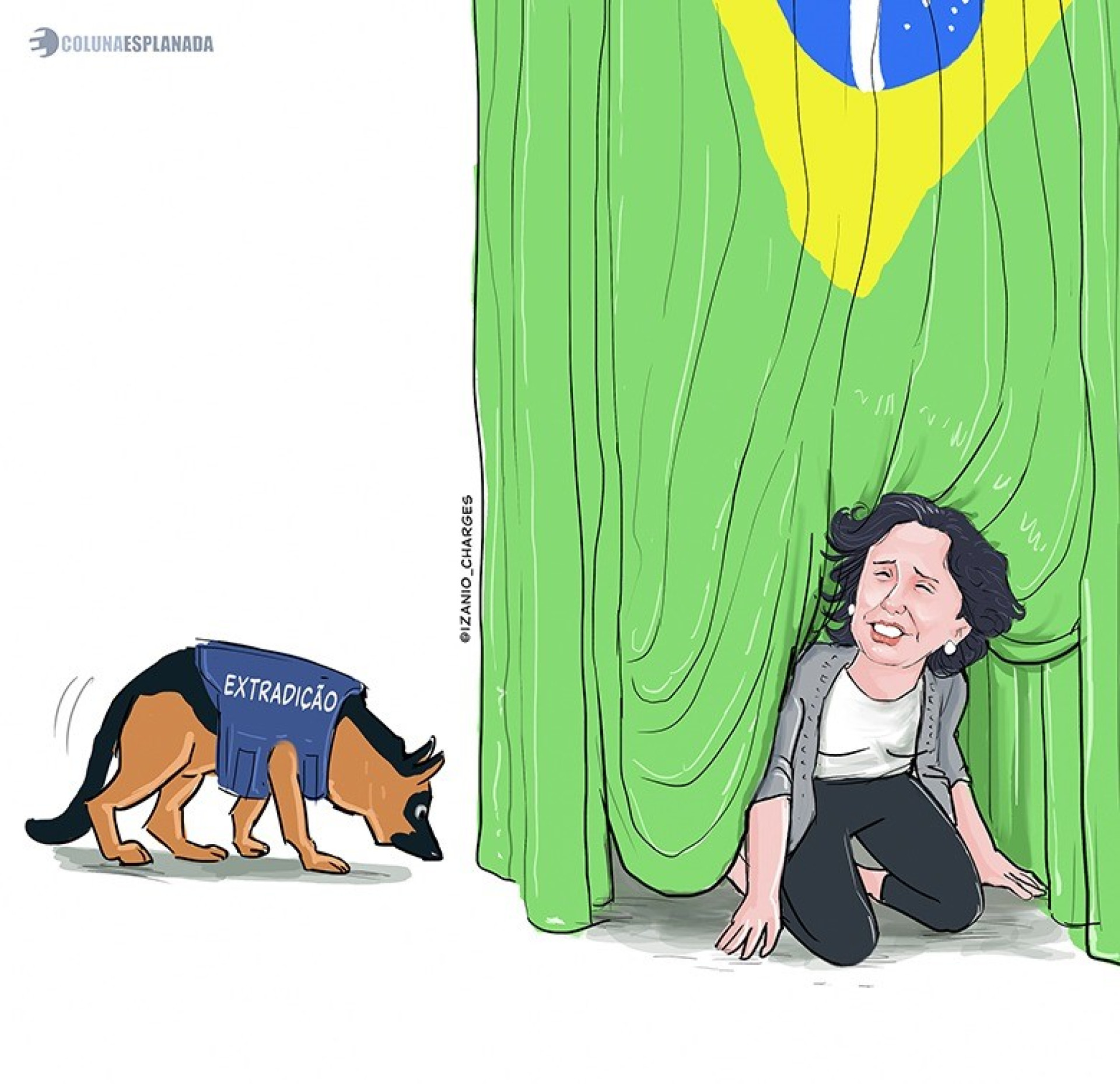 Charge da Coluna desta sexta-feira, 2 (Foto: Divulgação/izanio_charges)