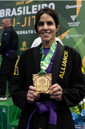 Márcia Ponte Hissa, Campeã nacional de Jiu-jitsu(Foto: Arquivo Pessoal )