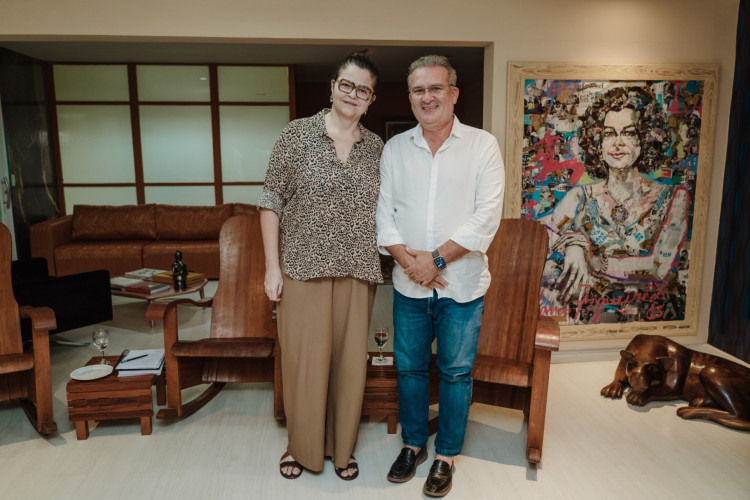 Luciana Dummar e Amílcar Silveira(Foto: Jùlio Caesar )