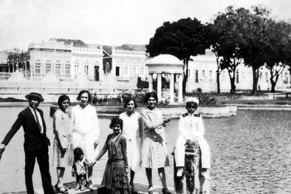 Parque da Liberdade na década de 1920(Foto: Reprodução/Museu da Fotografia de Fortaleza)