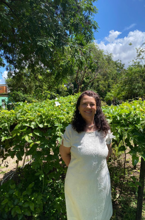Mary Anne Bandeira é farmacêutica, professora e coordenadora do Horto  (Foto: Rafael Santana )
