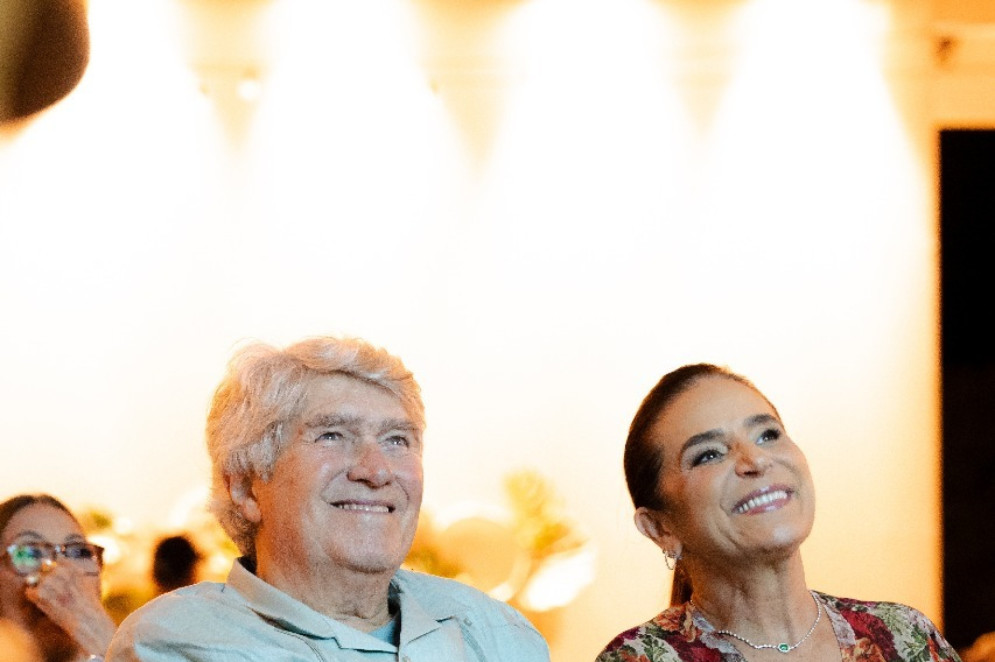 Amarílio Macêdo e Patrícia (Foto: arquivo familiar )