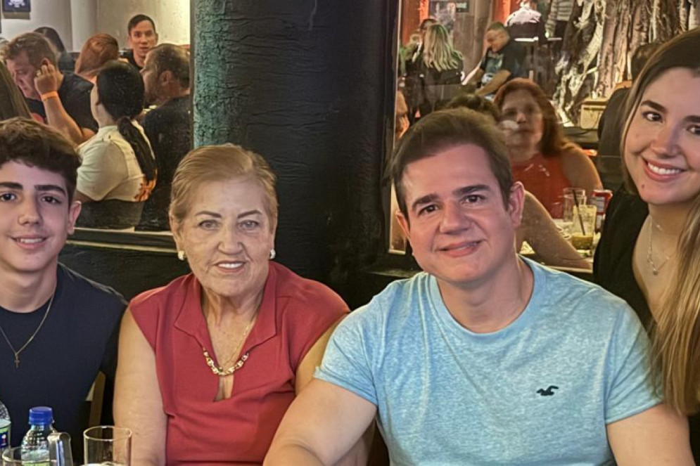 Renato, Maria, Dany e Leticia Dantas(Foto: Acervo pessoal / Divulgação)