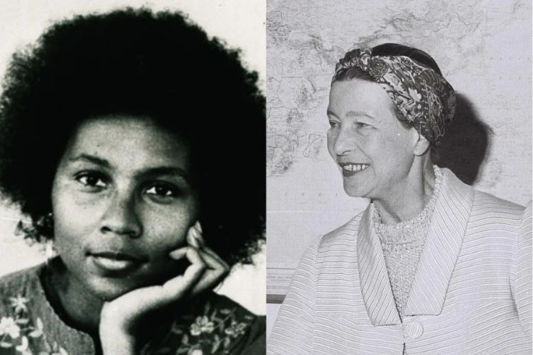 Bell Hooks e Simone de Beauvoir(Foto: Reprodução/Wikimedia Commons)