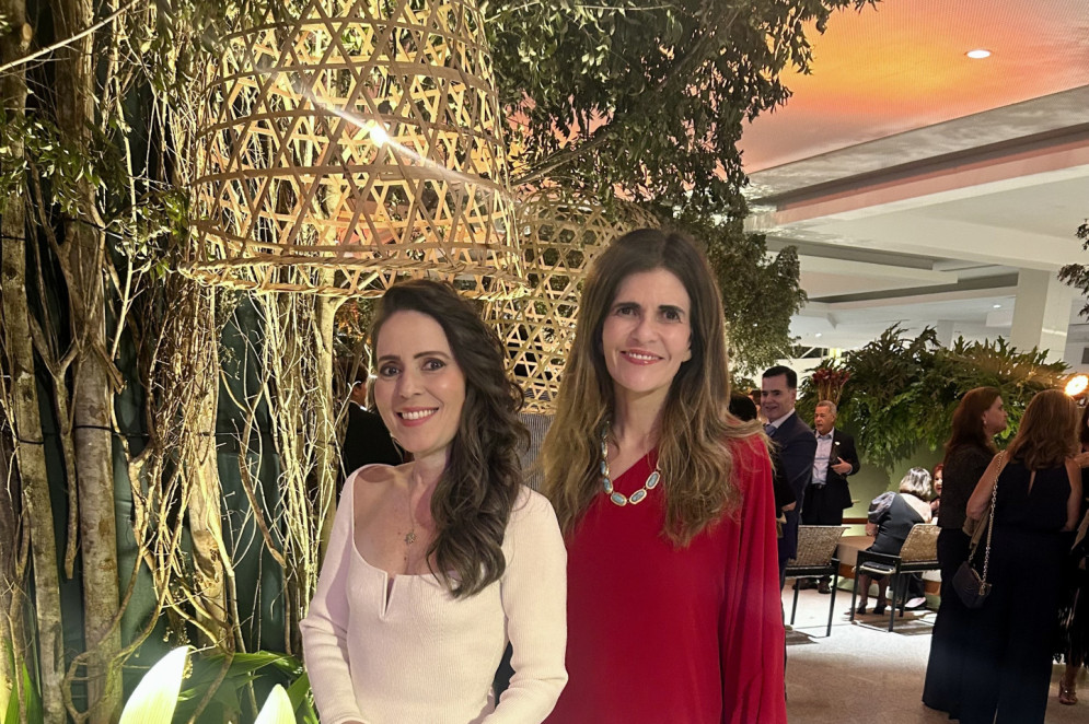 Águeda Muniz e Luciana Goyanna Campos(Foto: CLOVIS HOLANDA)