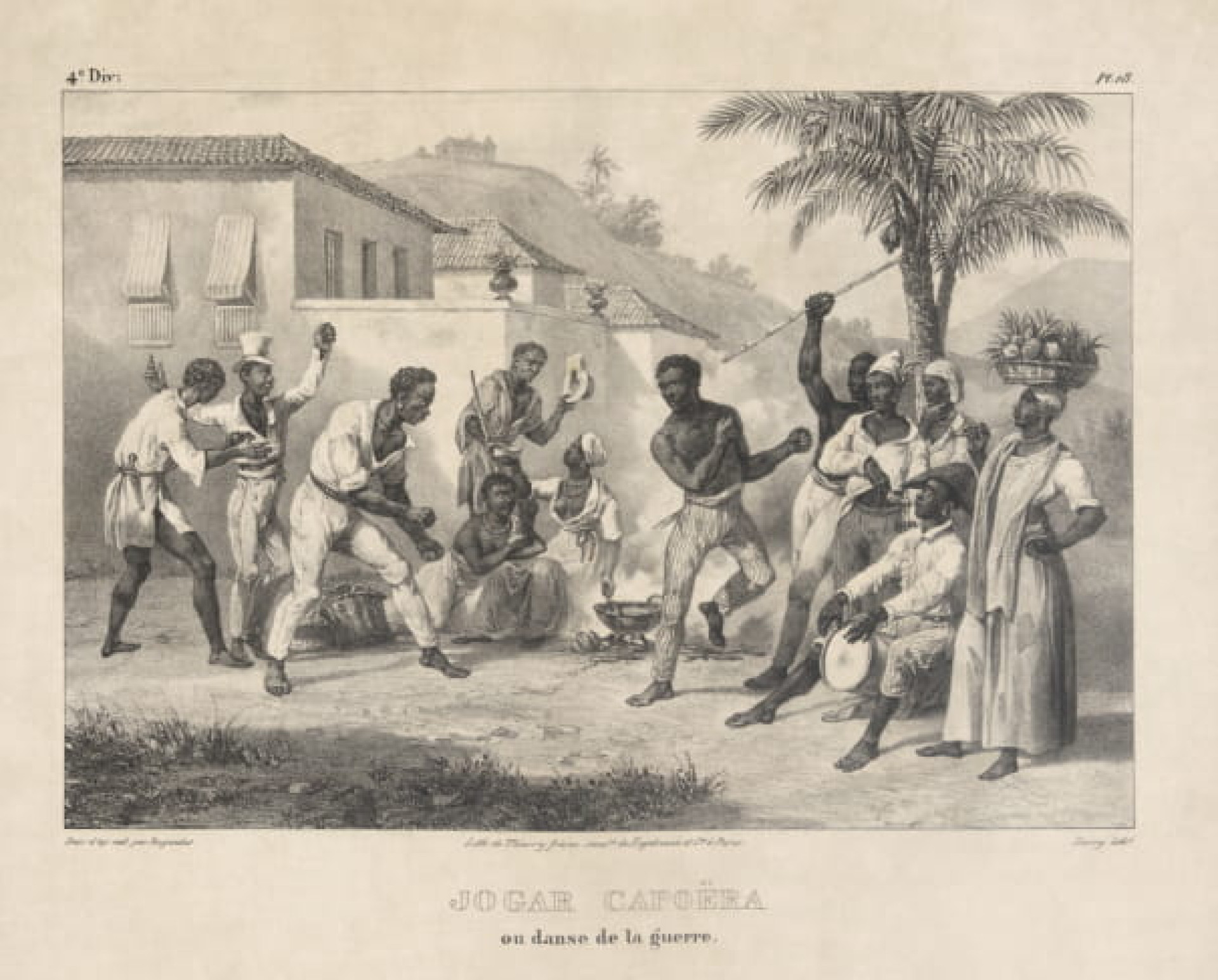 ParaTodosVerem: reprodução de desenho de Capoeira