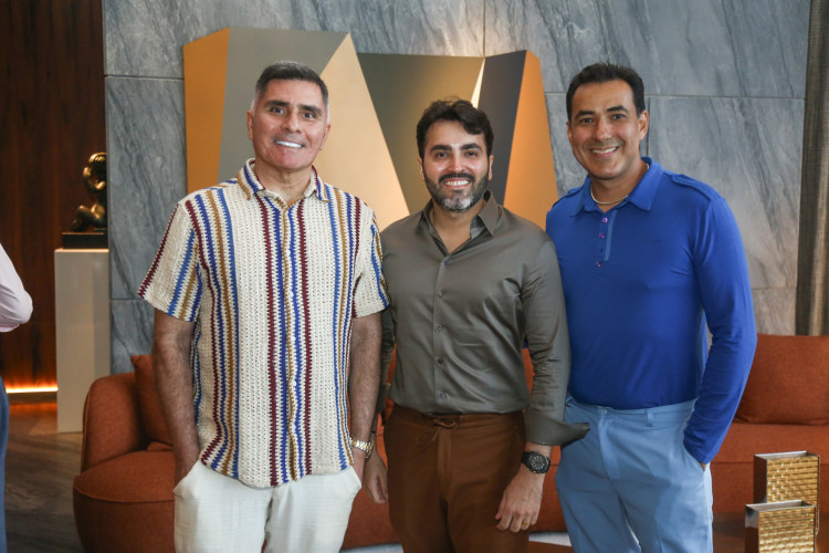 Luciano Vidal, Fernando Costa Targino e Nonato Barreto (Foto: JoaoFilho Tavares)