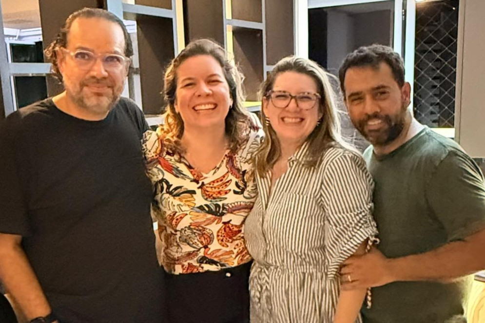 Melissa, Manuel Fontenele, Beatriz e Mário Alves Antônio(Foto: Arquivo pessoal)