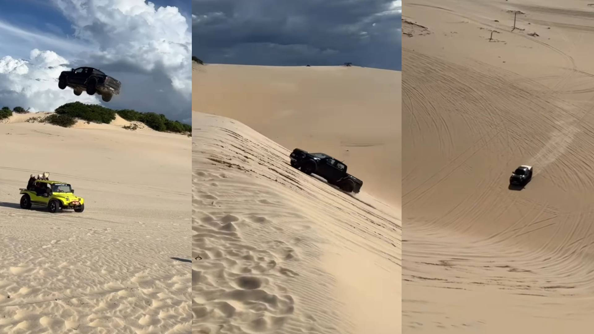 Quando o marketing acontece, literalmente, por acidente: o salto da Raptor que ninguém planejou, mas todo mundo assistiu  (Foto: Reprodução/ Redes Sociais )