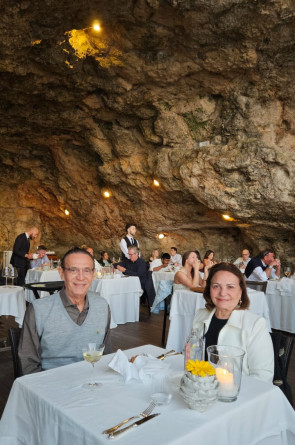 Aristófanes Canamary e Vânia na Puglia (Foto: arquivo pessoal )