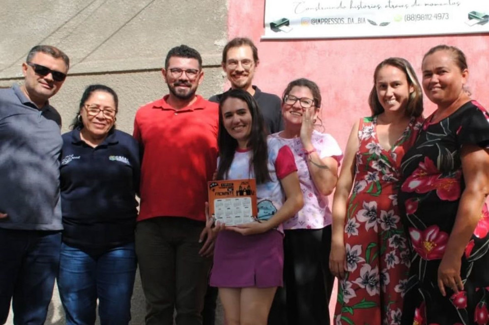 Bianca e equipe do projeto São José(Foto: Arquivo pessoal)